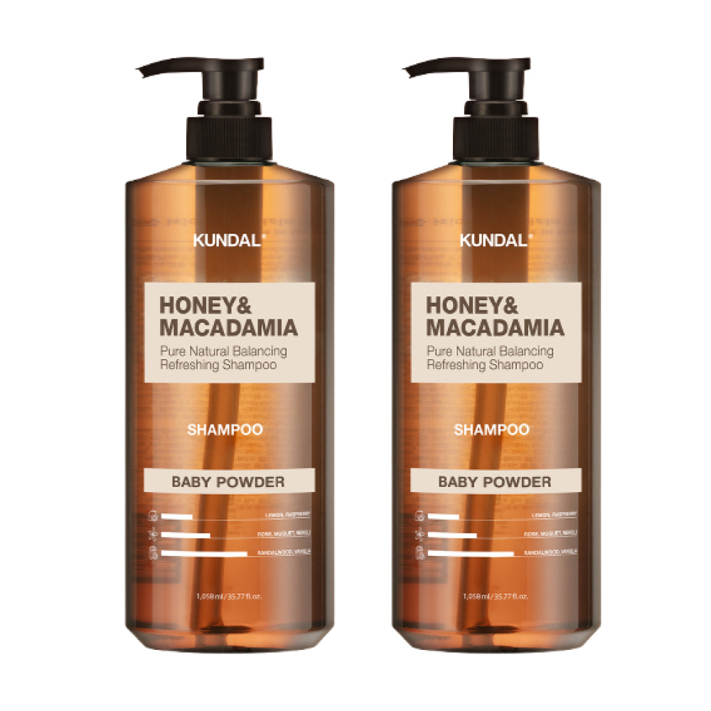 Kundal Nature Shampoo 1058ml (2 Pack) Baby Powder