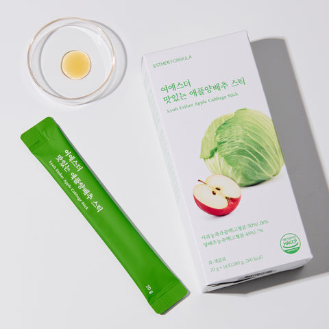Esther Formula Delicious Apple & Cabbage Sticks (Domestic Cabbage Apple & Honey) 14 x 20ml