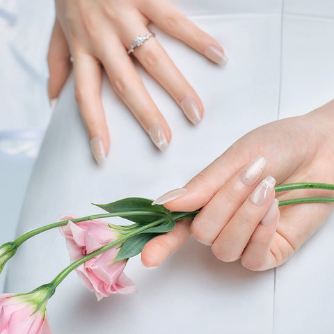 Dashing Diva Magic Press Pure Veiling (Coffin) Nail Tips