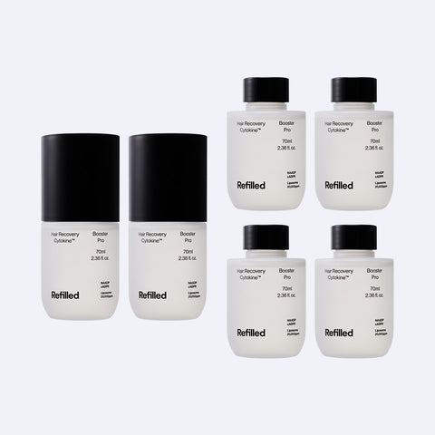 Refilled Cytokine Hair Tonic Booster Pro 70ml 2 Bottles + 4 Refills