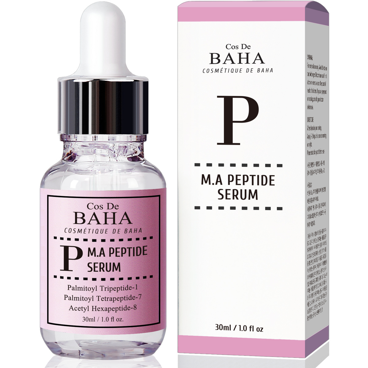 Cos De BAHA P Peptide Matrixyl 3000 Argireline Wrinkle Brightening Serum Ampoule 30ml