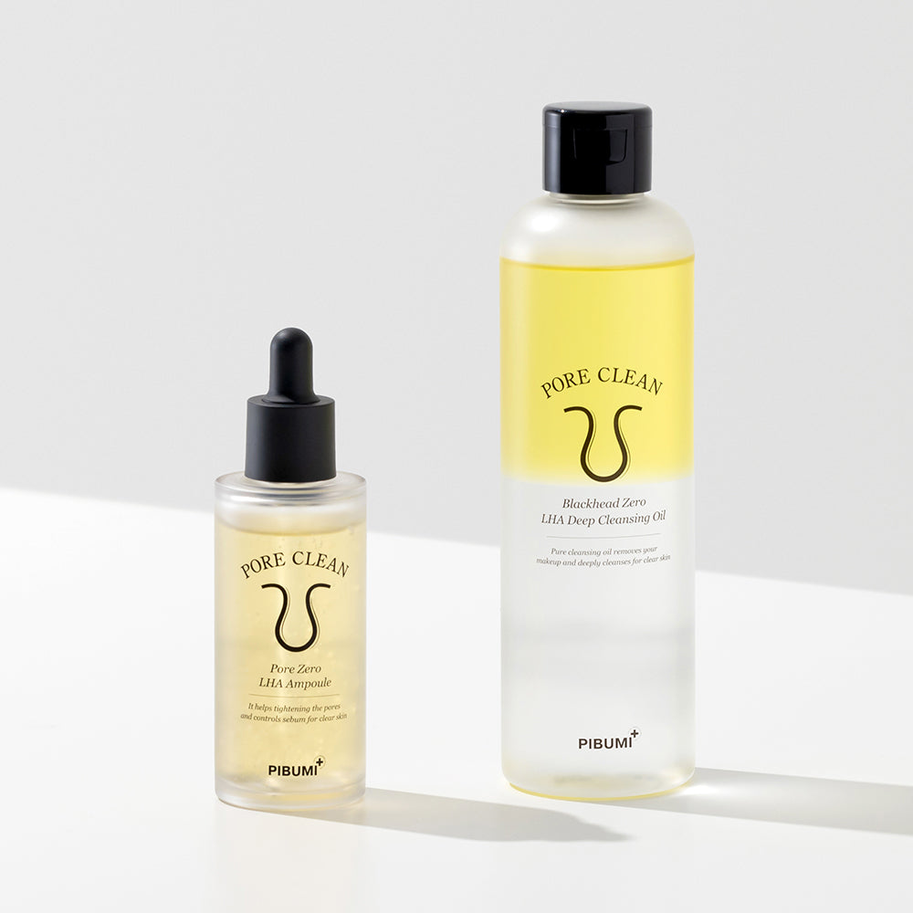 Pibumi Sebum & Pore Zero 2-Piece Set (1+1) - Pore Ampoule + Oil