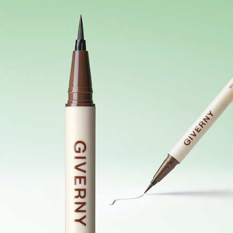 Giverny (2 Pack) Close-Fit Brush Liquid Eyeliner 0.6g