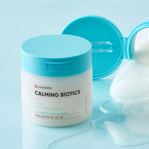 Leaders Calming Biotics Quick Soothing Toner Pads 80pads