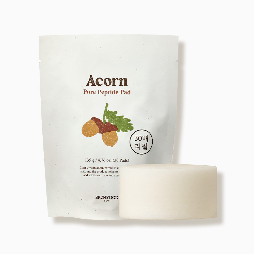 Skinfood Acorn Pore Peptide Pore Pad Refill, 30 Pads