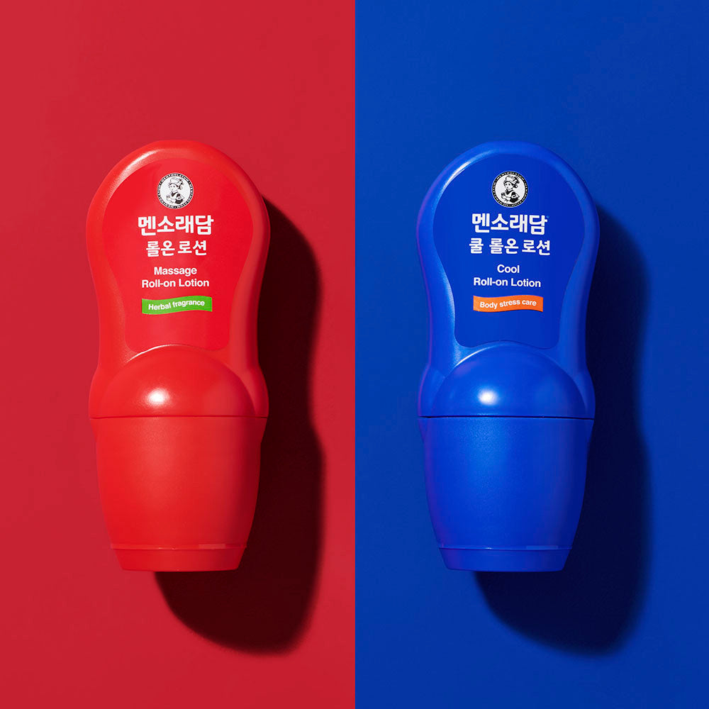 Mentholatum Massage Roll-On Lotion 50ml + Cool Roll-On Lotion 50ml