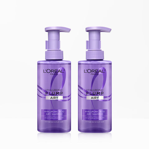 L'Oreal Paris Mildly Acidic Hyaluronic Scalp Shampoo 440ml x 2 (Total 880ml)