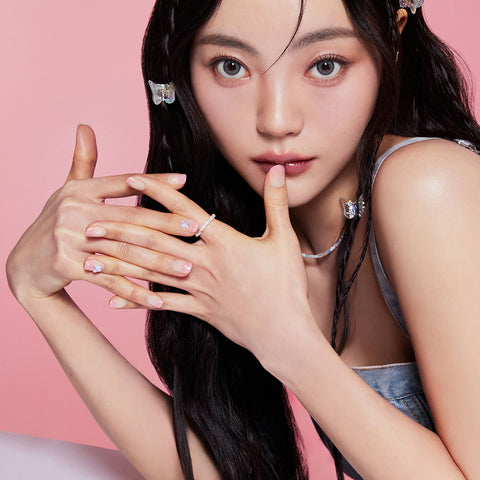 Dashing Diva Magic Press Dreaming Garden (Regular Round) Nail Tips