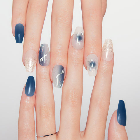 Dashing Diva Magic Press Meteo (Coffin) Nail Tips