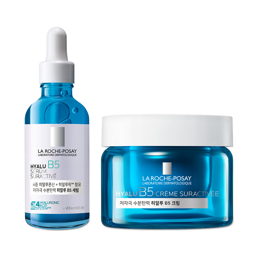 La Roche-Posay Hyalu B5 Serum 50ml + Hyalu B5 Cream 50ml 2-Piece Set