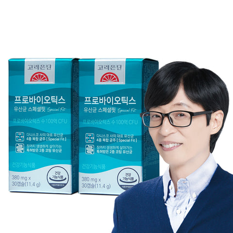 Koreaeundan Probiotics Special Fit 10 Billion CFU (380 mg x 30 Capsules) (2 Pack)