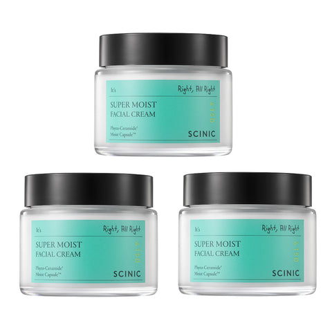 Scinic Super Moist Facial 119 Cream 80ml (3 Pack)