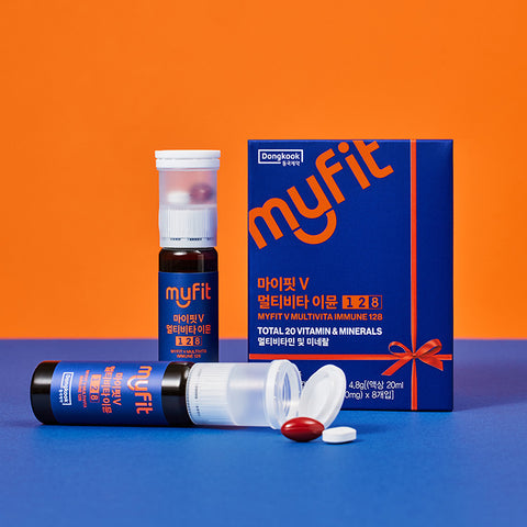 DongKook MyFit V Multivitamin Immune 128 (20ml + 500mg + 600mg) x 8-Pack