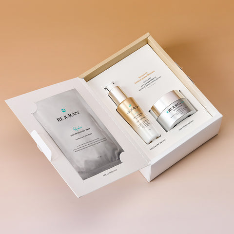 Rejuran PDRN Elastic Skin-Boosting Set (Dual Effect 30mL + Nutritive Cream 50mL + Skin Protection Mask 1pc)