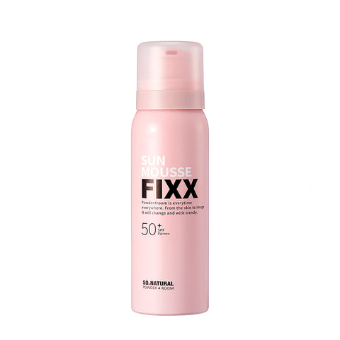 So Natural Glowy Mousse Sun Fixer Sunscreen 75ml