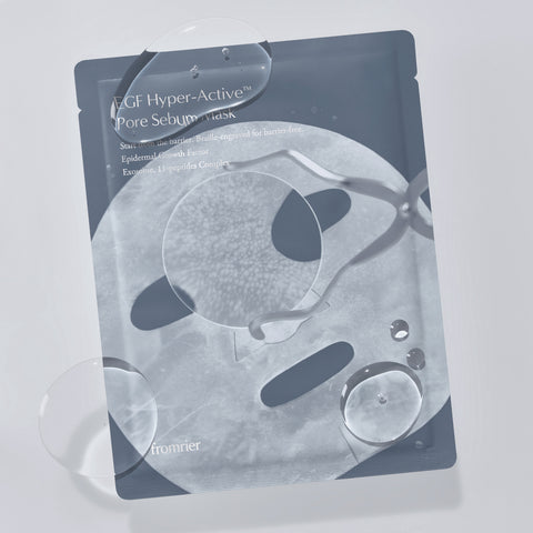 Fromrier Hyper Active Pore Sebum Mask EGF 4 Sheets