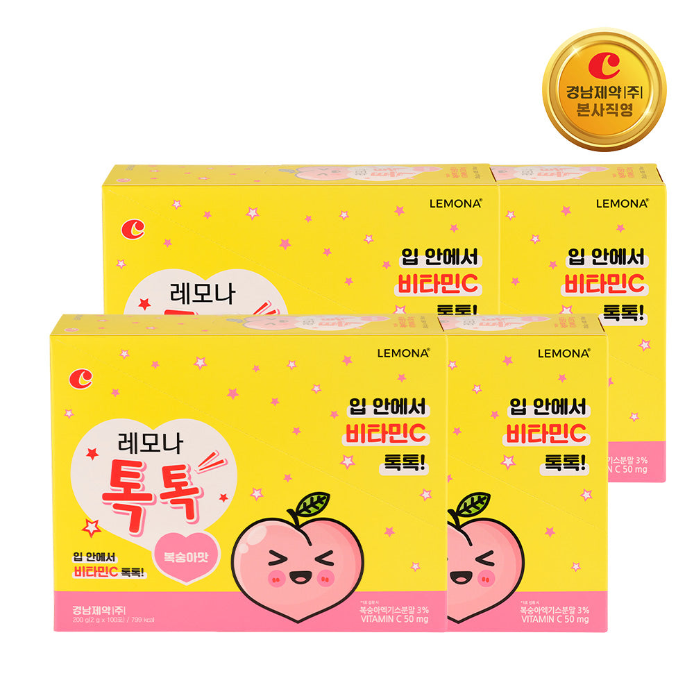 Lemona TokTok Vitamin C 100 Sachets x 4 Boxes