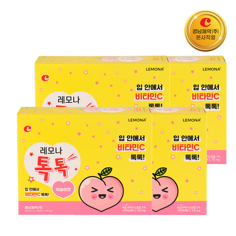 Lemona TokTok Vitamin C 100 Sachets x 4 Boxes