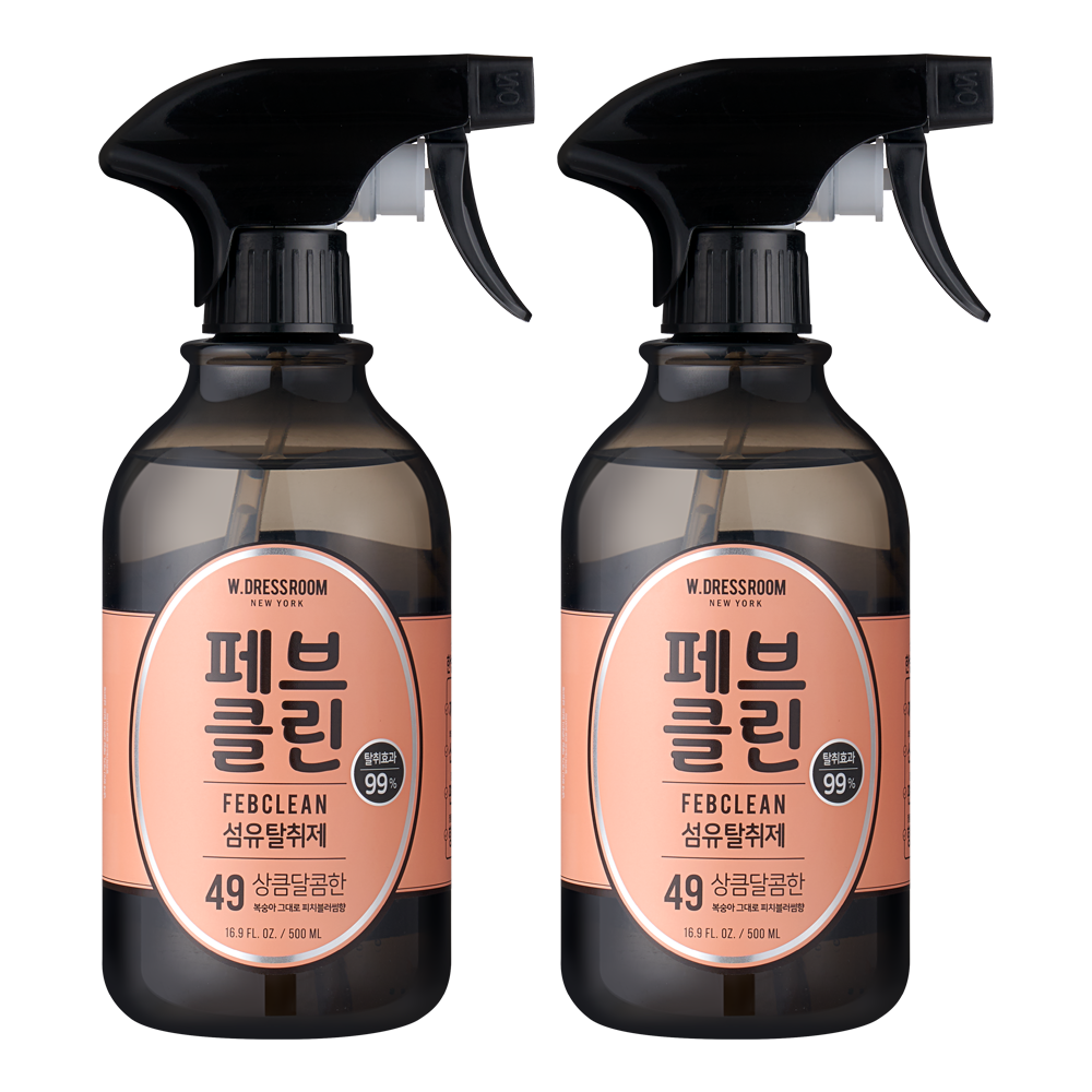 W.Dressroom Febclean No.49 Peach Blossom 500ml (2 Pack)