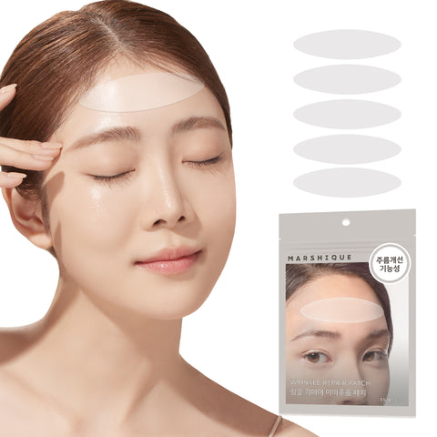 Marshique Wrinkle Repair Patch 3-Type Set - 130 Patches (Glabella, Nasolabial, Forehead)