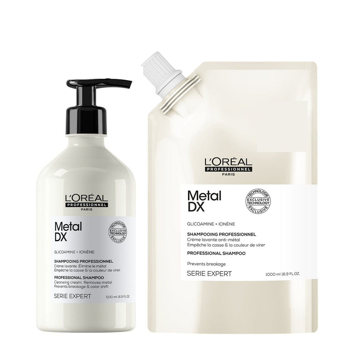 L'Oreal Professionnel Metal DX Shampoo 500ml + 1000ml Refill