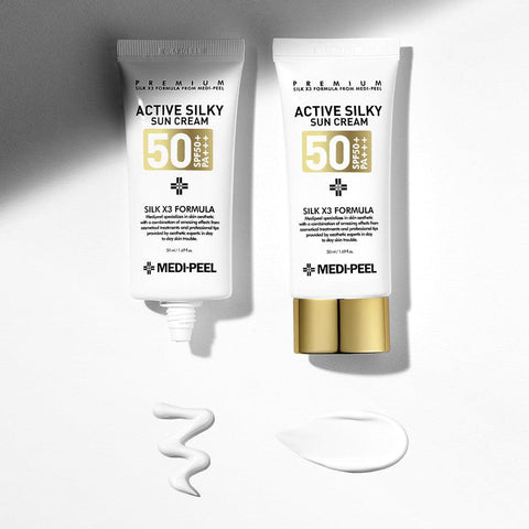 Soonsu Beauty Active Silky Sun Cream SPF50+ PA+++ texture close-up