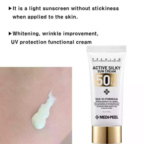Soonsu Beauty Active Silky Sun Cream SPF50+ PA+++ front view