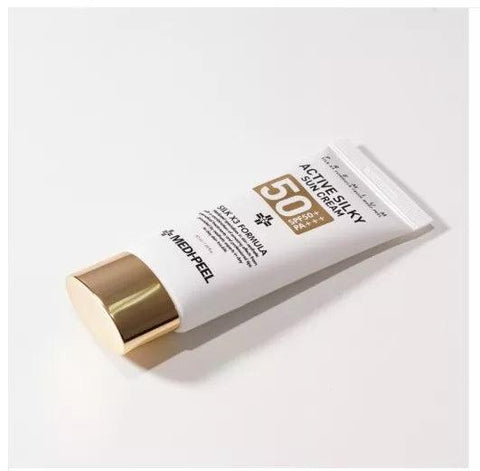 Soonsu Beauty Active Silky Sun Cream SPF50+ PA+++ packaging design