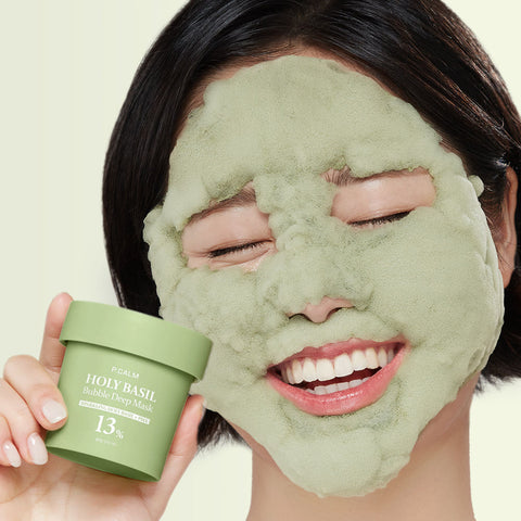 Pcalm Holy Basil Bubble Deep Mask 90g
