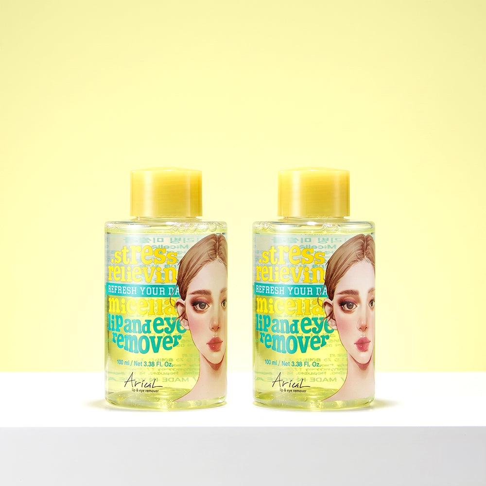 Ariul Stress Relieving Micellar Lip & Eye Remover 100ml (2 pcs)