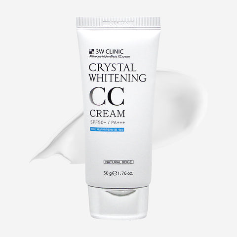 3W Clinic Crystal Whitening CC Cream Natural Beige 50g