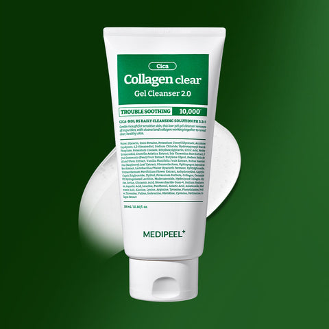 Medipeel Green Cica Collagen Clear 2.0 Cleansing Foam 300ml