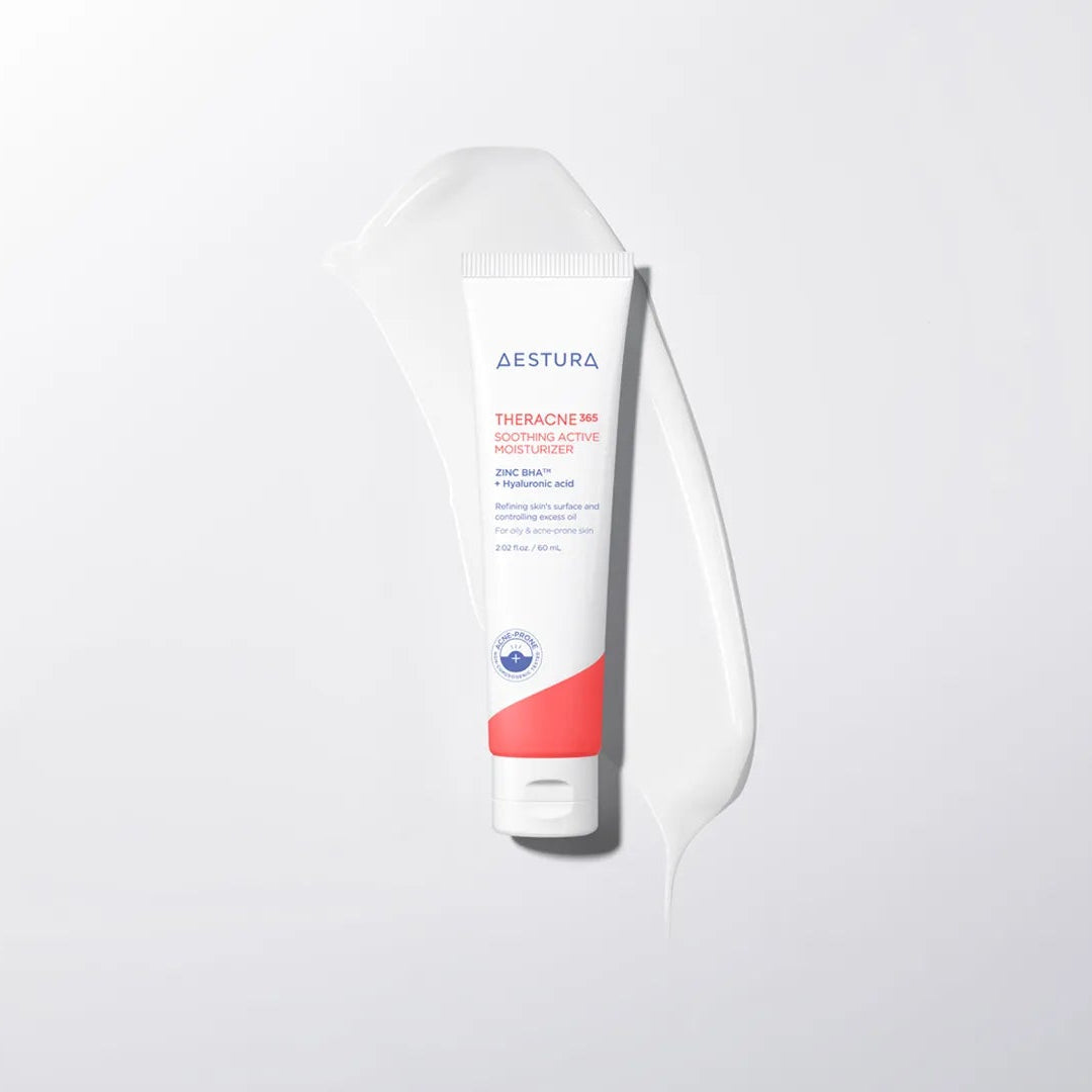 Astera skincare tube on a white background