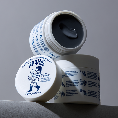 Torhop Kamos Black Salt Mild Warm Steam Cleansing Gel-Balm 100g (+ Kamos Cleanser 5g Gift)