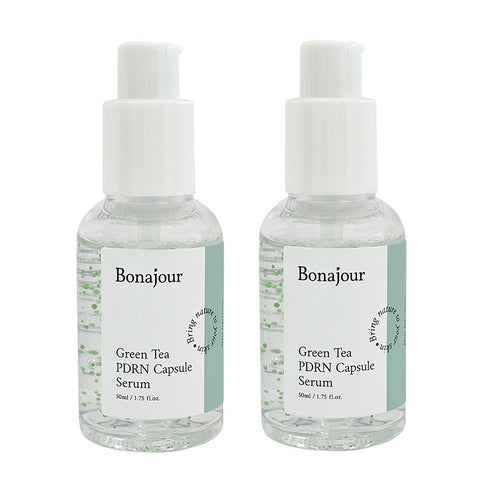 Bonajour Green Tea PDRN Capsule Moisture Serum 50ml x 2 (Double Set)