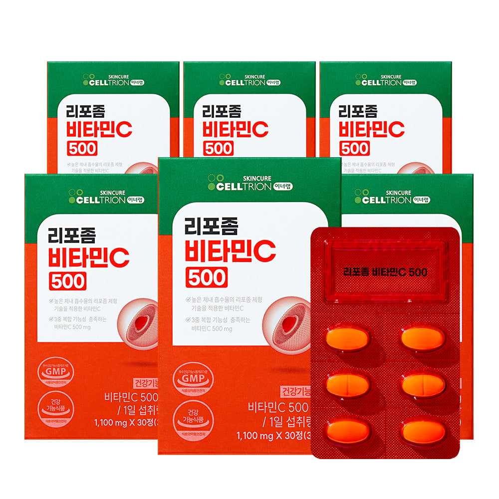 Celltrion InnerLab Liposome Vitamin C 500 (6-Box Set)