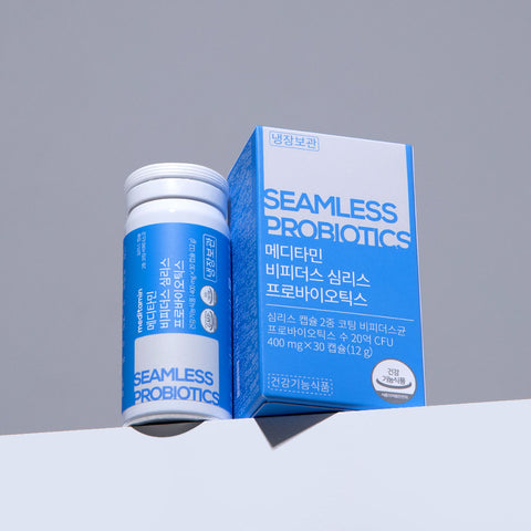 Meditamin Bifidus Seamless Probiotics - Microcapsule Enteric Capsules, 30 Capsules (2 Pack)