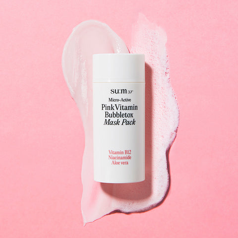 SU:M37 Micro Active Pink Vitamin Bubble Tox Mask 100ml