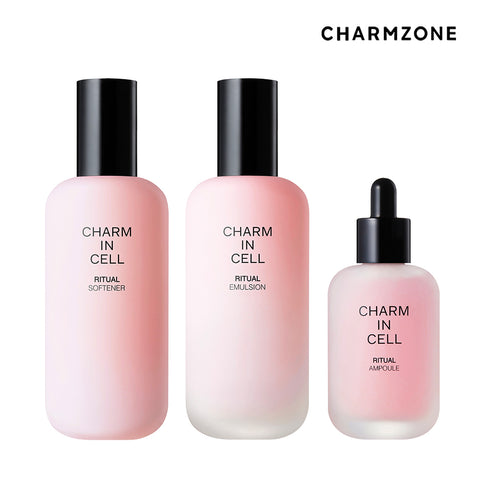 Charmzone Cham In Cell Ritual Basic Set 3-Piece (Softener + Emulsion + Ampoule)