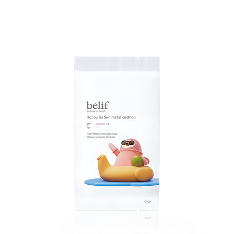 belif Happy Bo Sunmetal Cushion 15g Refill