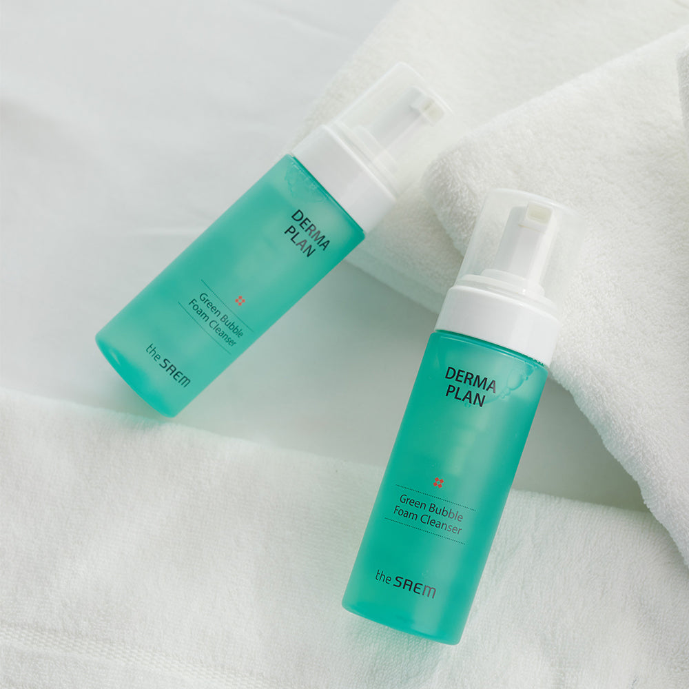 The Saem Derma Plan Green Bubble Foam Cleanser