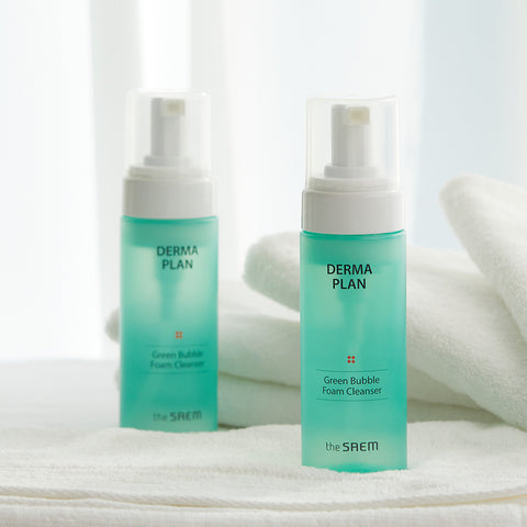 The Saem Derma Plan Green Bubble Foam Cleanser