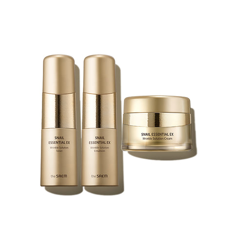 The Saem Snail Essential EX Wrinkle Solution 2-Piece Skin Care Set