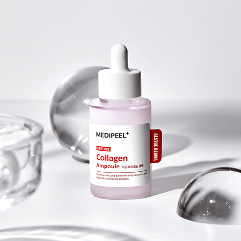 Medipeel Red Lacto Collagen Pore Soothing Toner 200ml + Barrier Cream 80ml + Pore Ampoule 50ml 3-Piece Set
