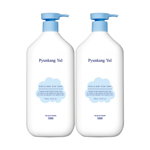 Pyunkang Yul Kids Unscented Baby Dishwashing Liquid 750ml (2 Pack)