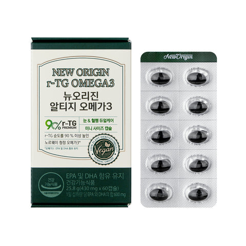 New Origin rTG Omega-3 Gift Set (30 capsules x 3) + Shopping Bag