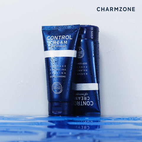 Charmzone Control Cream Self Massage Deep Cleansing & Exfoliating Cream 150ml (3 Pack)