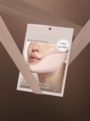 Marshique Line Lifting Hydrogel Chin & Jawline Patch, 1 Pack (3 pcs)