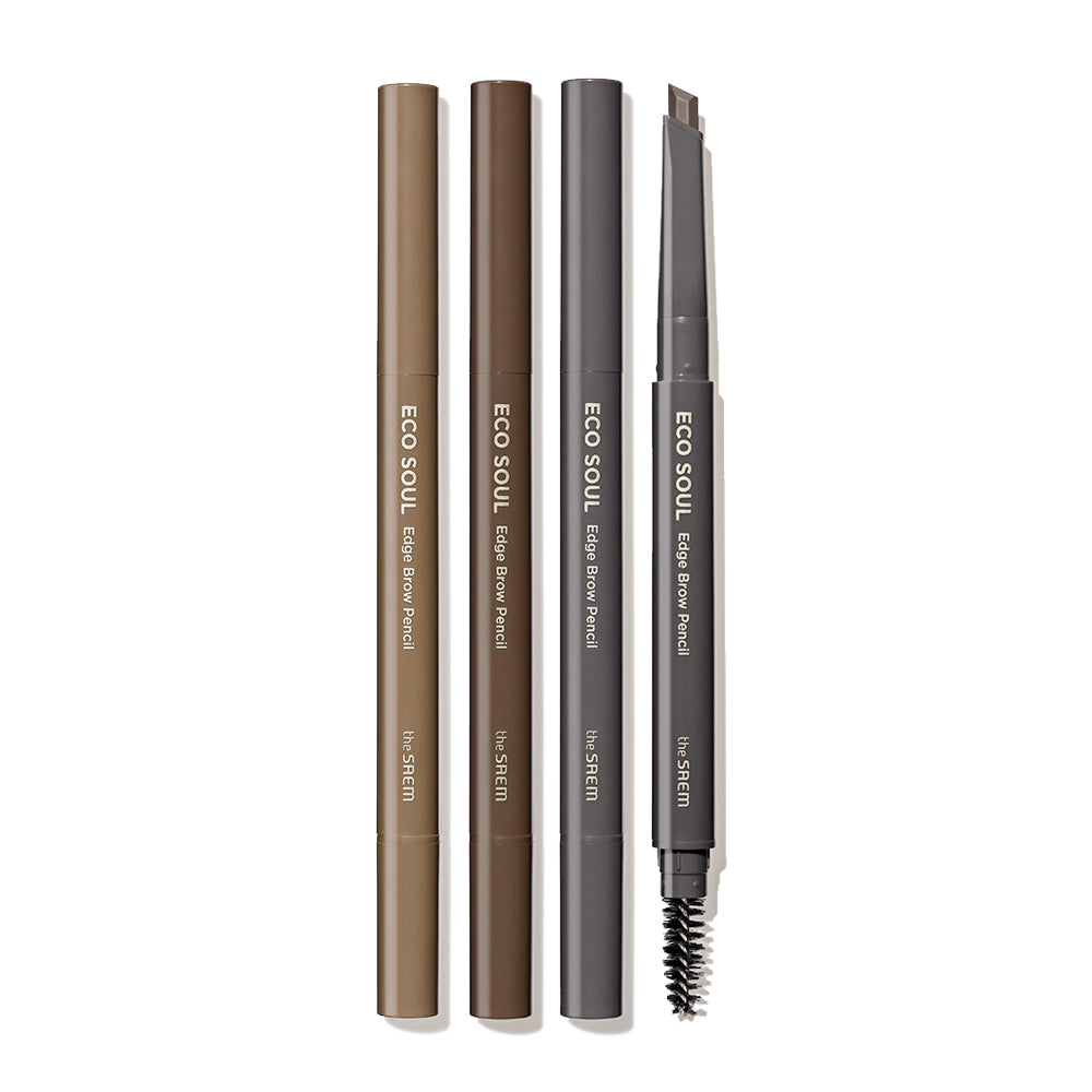 The Saem Eco Soul Edge Brow Pencil 0.3g (Refill Set)