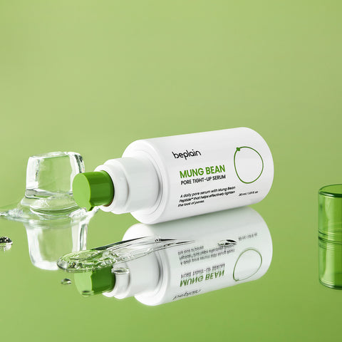 Beplain Mung Bean Pore Tight-Up Serum 30ml + Soothing Cream 60ml 2-Piece Set